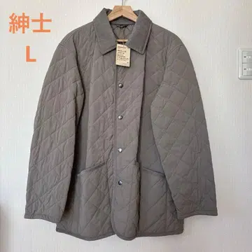 MUJI 세탁 가능한 퀼팅 자켓 신사 L 샌드 베이지