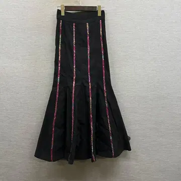 OZZONEST 롱 스커트 머메이드 고딕 와양절충 고스