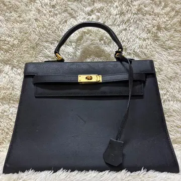 초레어 인기형 블랙 가죽 자립 2way 자물쇠 열쇠 핸드백