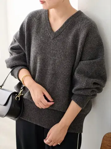 FRAMeWORK AQUA V넥 풀오버