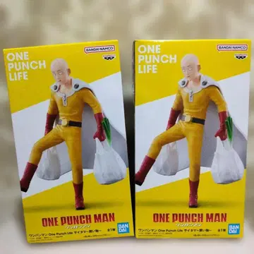 [ 2개 세트 ] 원펀맨 OnePunchLife 사이타마 피규어 ~ 쇼핑