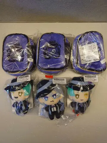 디즈니 트위스티드 원더랜드 기숙사복 마스코트 봉제 인형 파우치