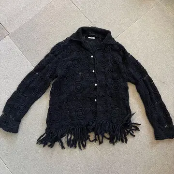 BODE 프린지 가디건 M