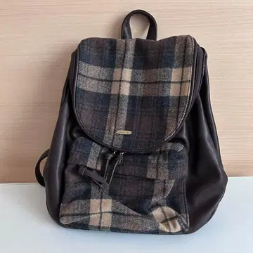 스튜디오 클립 백팩 체크 무늬