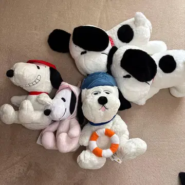 스누피 봉제 인형 묶음 판매