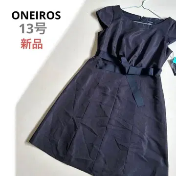 새상품 ONEROS 여성용 원피스 XL 13 포멀 도트 드레스 블랙