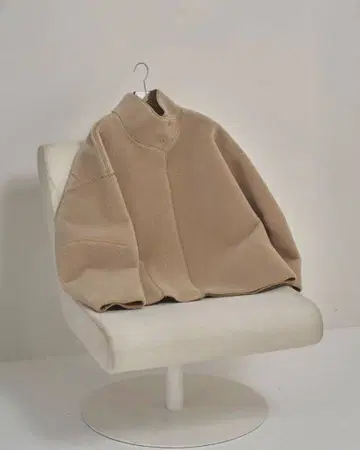 TODAYFUL 베이지 스탠드 카라 보아 자켓