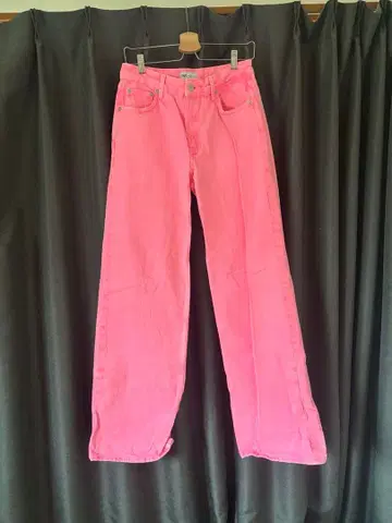 ZARA 핑크 스트레이트 데님 EUR 36