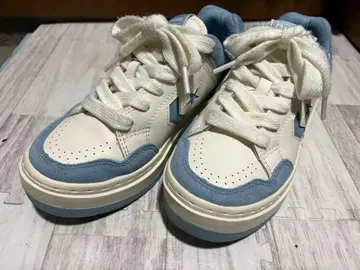 통굽 스니커즈 화이트/블루 CONVERSE