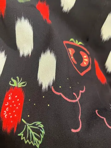 야채 패턴 과일 패턴 앤티크 코몬