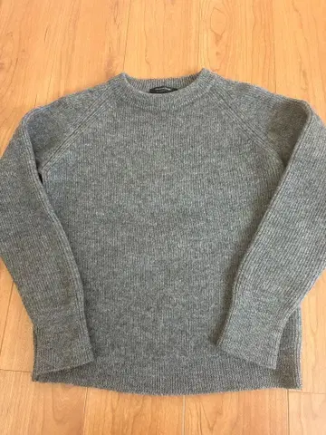 DOORS 그레이 긴팔 스웨터