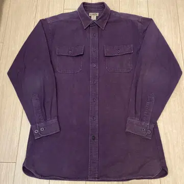 L.L.Bean 엘엘빈 퍼플 버튼업 셔츠 긴팔
