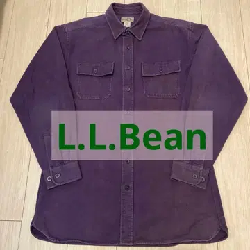 L.L.Bean 엘엘빈 퍼플 버튼업 셔츠 긴팔