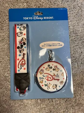 미사용 새상품 팀 디즈니 카메라 스트랩