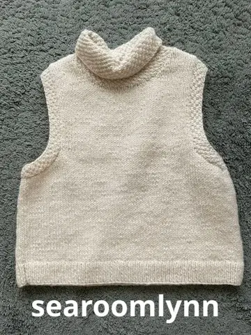 Sea Room Lynn 니트 베스트 아이보리 프리 사이즈