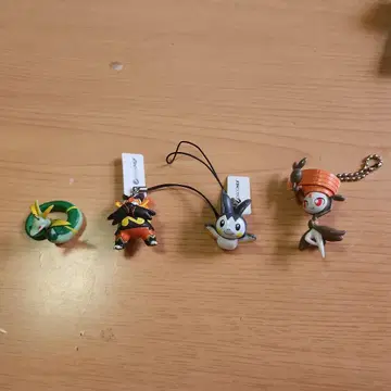 포켓몬 피규어 스트랩 4체 세트