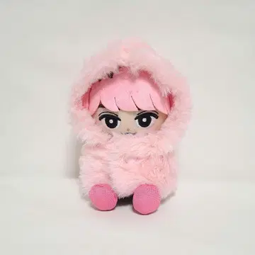 Snow Man 스노치루 핑크색 츳치 인형 솜털 의류