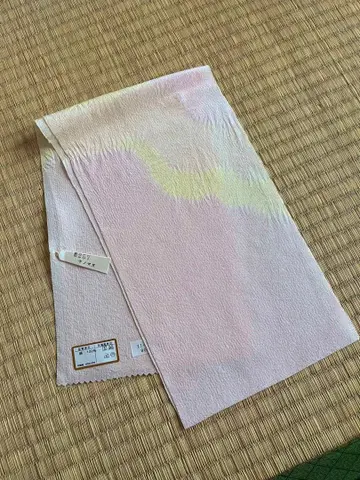 [ 새상품 ] 실크 100% 장식용 깃 미색