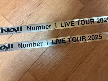 Number i LIVE TOUR 2025 은색 테이프