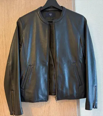 SHIPS 블랙 가죽 자켓