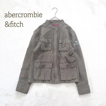 아베크롬비앤피치 [ S ] 밀리터리 자켓 스트릿 로고