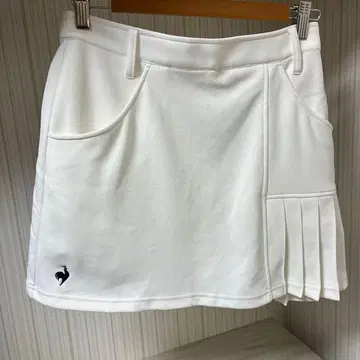 골프 르꼬끄 화이트 L 플리츠 스커트