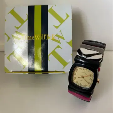 Time Will Tell 타임윌텔 손목시계 멀티 블랙 M 사이즈