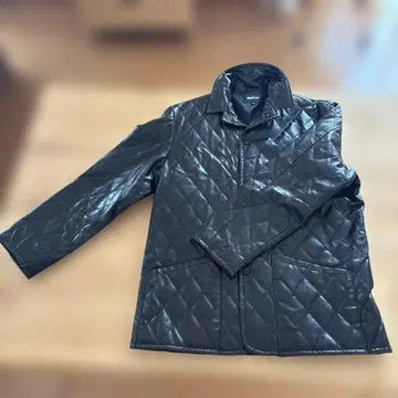 라이트온 00s 90s 가죽 퀼팅 착용 사진 있음 카코트