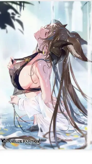 그랑블루 판타지 가레온 목욕탕 포스터