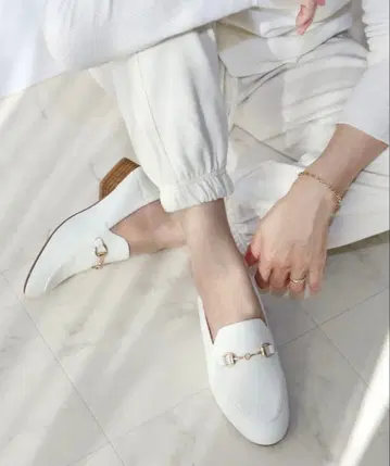 천연 가죽 2WAY 비트 로퍼