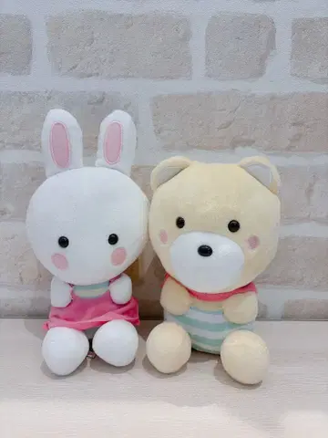 치어리참 봉제 인형 참 무 2체 세트