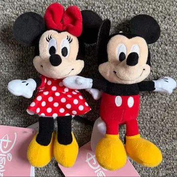 미키 & 프렌즈 베이직 마스코트 2종 세트 미키 미니