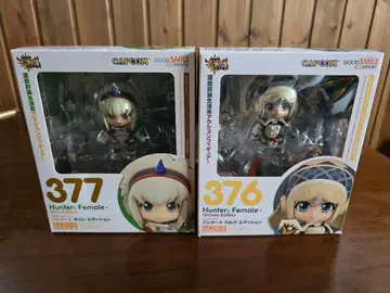 몬스터 헌터 여성 헌터 피규어 세트 377 376