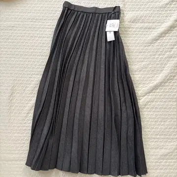 글로벌 워크 플리츠 스커트 L