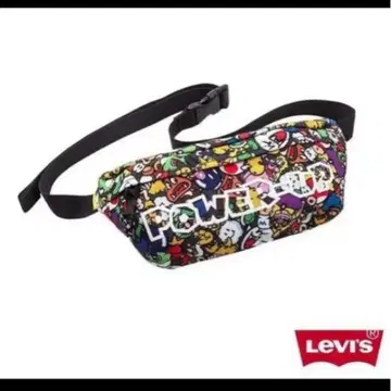 레어! Levi's x 슈퍼 마리오 한정판 콜라보 바디백 웨스트 파우치