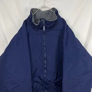 00s la loving 안감 플리스 자켓 블루종 무지 네이비