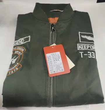 레어 밀리터리 자켓 올리브 AMERICAN 자수 MA1풍