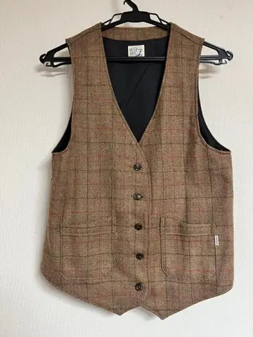 orSlow 오어슬로우 여성용 체크 베스트 사이즈 2