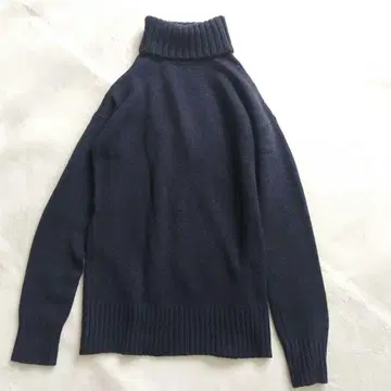 새상품급 L'Appartement 베이직 니트 카멜 혼방 터틀넥