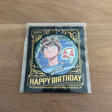 Dr.STONE 크롬 벌스데이 캔뱃지 2022