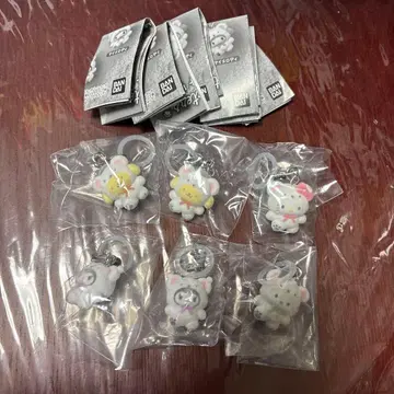 산리오 포근포근 스노우 표시 액세서리 6개 세트 쿠로미 키티