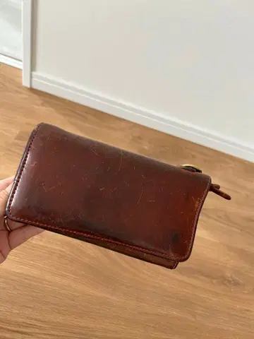 CORBO 가죽 브라운 장지갑