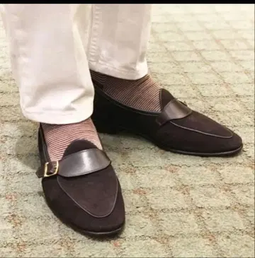 미사용 새상품 보드인앤런지 버클 로퍼 다크 브라운 사이즈 41