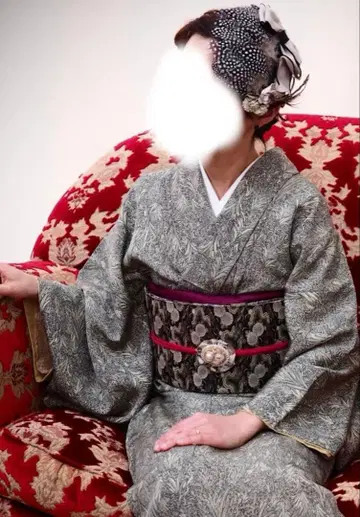 아르 누보풍 코몬 이중 기모노