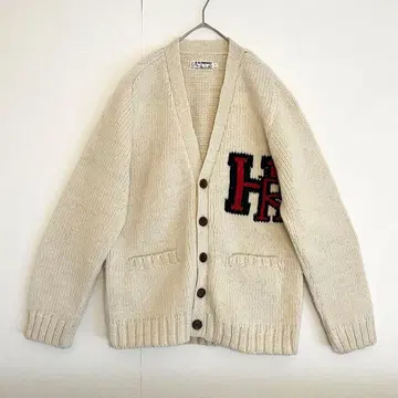 [ 레어 미사용에 가까움 ] 할리우드 런치 마켓 카우친 울 가디건 3