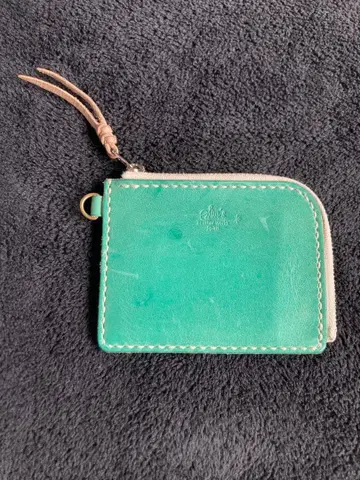 SIM's Leather works Spirit 지퍼 미니 지갑