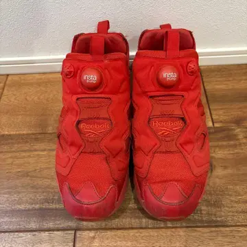 Reebok Insta Pump 레드 스니커즈