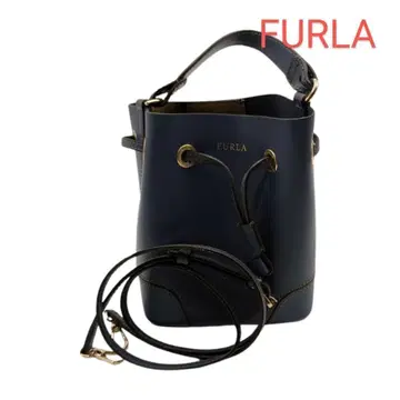 새상품급 훌라 원 핸들 2WAY 크로스 바디 숄더 네이비 계열