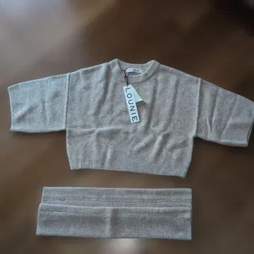 LOUNIE 암워머 포함 반팔 니트 핸드 워셔블