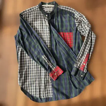 유나이티드 애로우즈 밴드 카라 셔츠 멀티 컬러